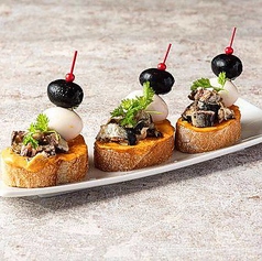 オイルサーディンのピンチョス