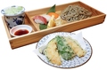料理メニュー写真&nbsp;天付寿司せいろ蕎麦