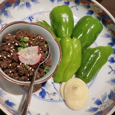 自家製肉味噌ピーマン