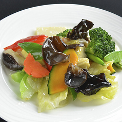 緑黄色野菜の炒め 塩味