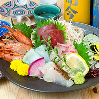 伊勢湾から直送される朝獲れ鮮魚をご提供。