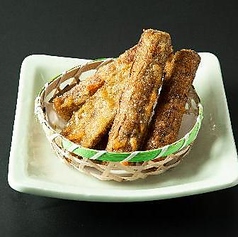 炊きゴボウのスパイシー唐揚げ