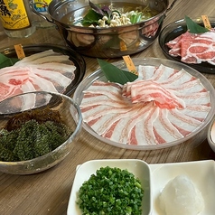 アグー豚しゃぶしゃぶセット (二人前)