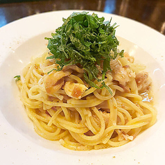 和風・燻製梅のパスタ