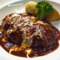 料理メニュー写真&nbsp;デミグラスハンバーグステーキAセット