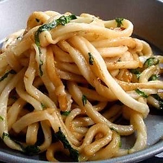 紫蘇とニンニクの焼きうどん