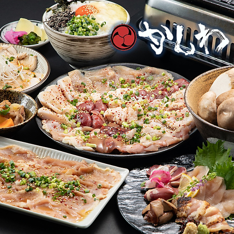 京赤地鶏、近江軍鶏、極め鶏、松阪豚を堪能♪　名物は地鶏鍋！！