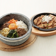 石焼ビビムパ+サムギョプサルセット