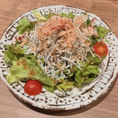 釜揚げしらすの柚子胡椒サラダ