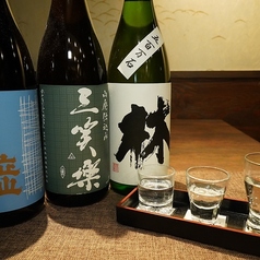 種類豊富な日本酒をご用意しております。