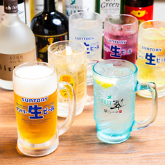 豊富なドリンクをご用意しております