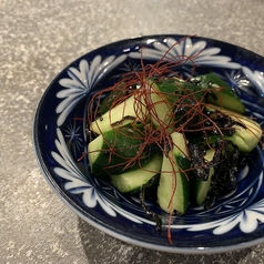 胡瓜の塩こんぶ和え