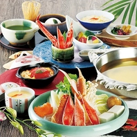 季節を問わずに一年中かにが楽しめます