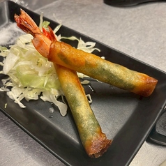 エビと大葉の春巻き