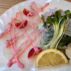 鯛のカルパッチョ