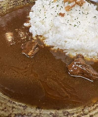 蕎麦屋のビーフカレーの写真