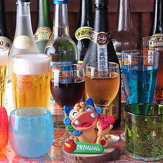 種類豊富な飲み放題!ビールはもちろん、泡盛、ハイボールからカクテルまで!