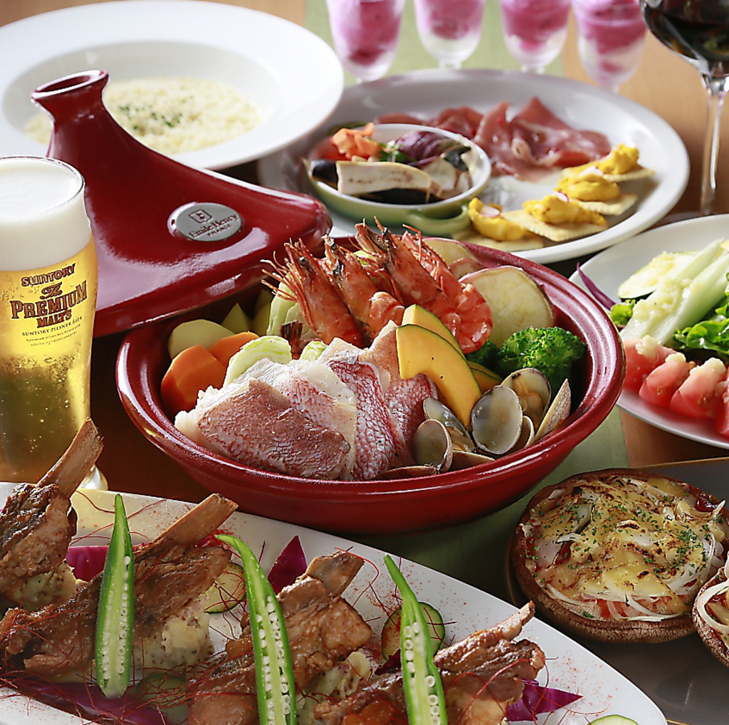 地産地消にこだわったコースは4000円(税込)～。料理は全て拘りの詰まった満足度の高いものばかり！