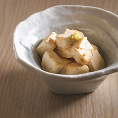 クリームチーズのわさびじょうゆ和え