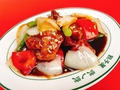 料理メニュー写真 彩り野菜の酢豚