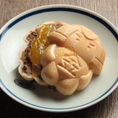鶏白レバーのパテとマーマレードの最中