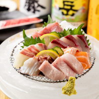 鮮度抜群◎毎日最高の旬の魚を市場から直送!!