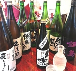 来る度ラインナップが変わる地酒各種取り揃え！飲めない方のノンアルコールドリンクも豊富☆