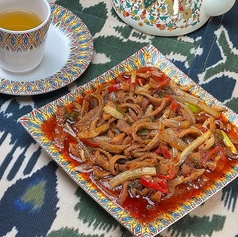 辛いピーマンの炒め肉