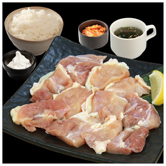 鶏もも塩焼定食