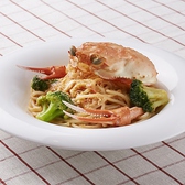 【クリーム系代表】おすすめ！！カニとブロッコリーのトマトクリームソースはカニの旨みを凝縮した専用のクラブソースを使用したカニ好き必見の一皿！