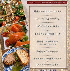 FARMER'S TABLE Grill & Steamのコース写真