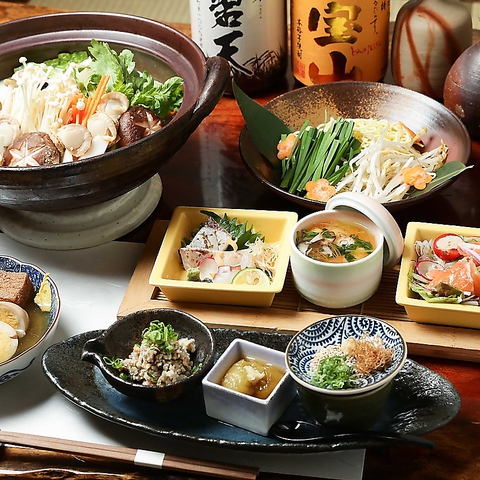 岡山の郷土料理と旬の食材が楽しめる！和ベースの落ち着いた空間が自慢。