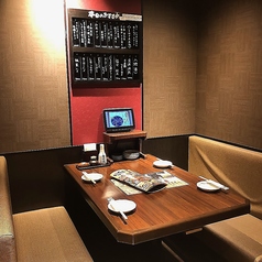 席は全席個室タイプ。1名様からでもお気軽にご利用できます。