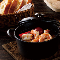 海老のアヒージョ