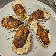 殻付きカキのキノコソース焼き(5個)