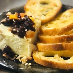 自家製クリームチーズ豆富 蜂蜜