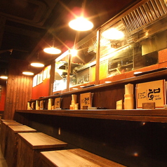 お一人様やカップルの方に人気のカウンター席