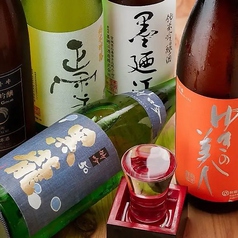 お食事にあわせた四季折々の銘酒をご用意◎