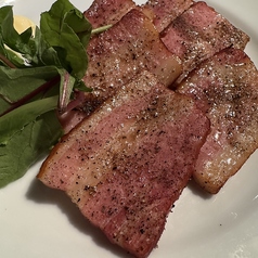 厚切りベーコンのオーブン焼き