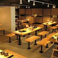 全164席！大人数宴会から家族利用まで安心の空間