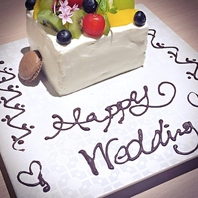 誕生日プレートもご用意しております。