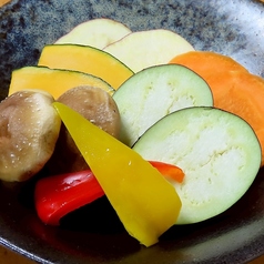 包み菜盛合せ/本日焼き野菜