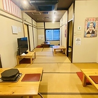 ゆったり寛げる座敷席完備！お子様連れでも快適です◎