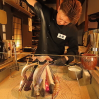 旨みを凝縮！職人技が光る本格「海鮮炉端焼き」