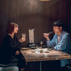 友人との飲み会やデートでもご利用いただけます！飲み放題も充実しておりますのでごゆっくりお楽しみいただけます！