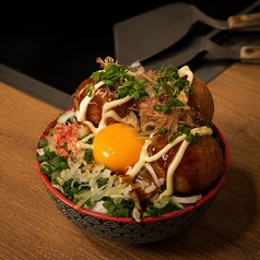 ネギだく月見たこ焼きもんじゃ
