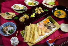 天ぷらみふゆ藤のコース写真