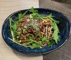 燻製ローストビーフとキャベツ