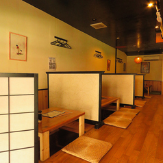 日常使いにおすすめな店内はお座敷と掘りごたつ席を完備☆天文館のリーズナブルな居酒屋として若いお客様にも支持されています☆