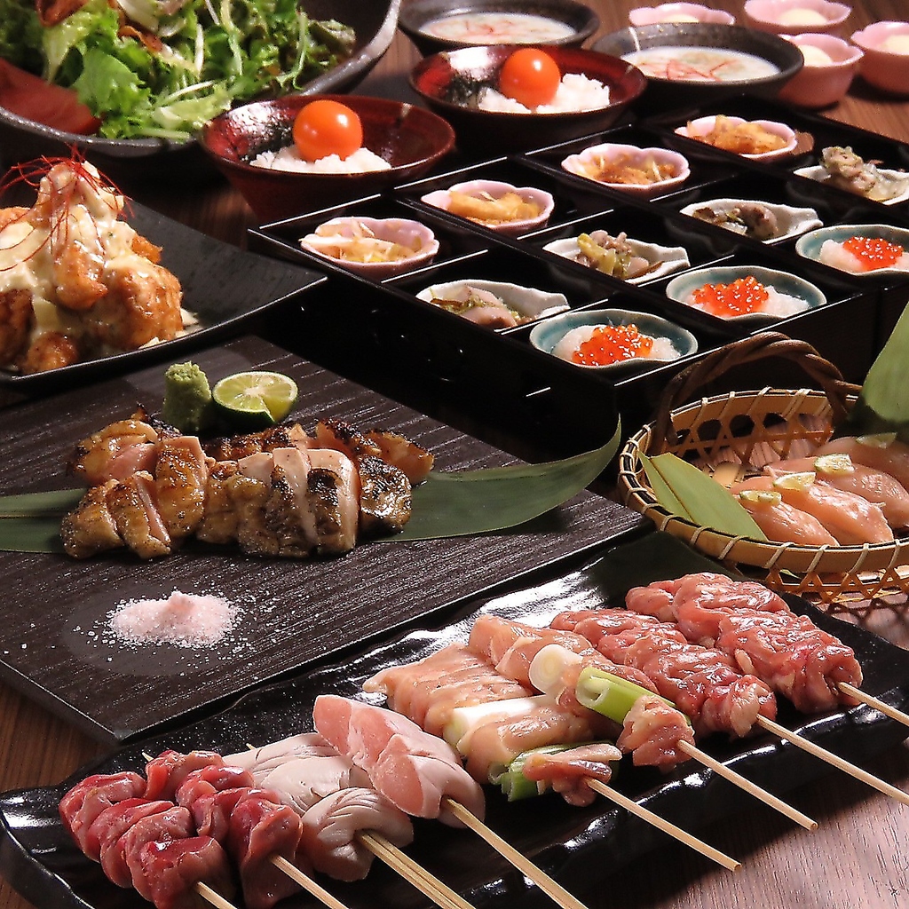 【#大阪#梅田#焼き鳥#お初天神#女子会#飲み放題#誕生日#記念日#個室#女子会#送別会#歓迎会#宴会】
